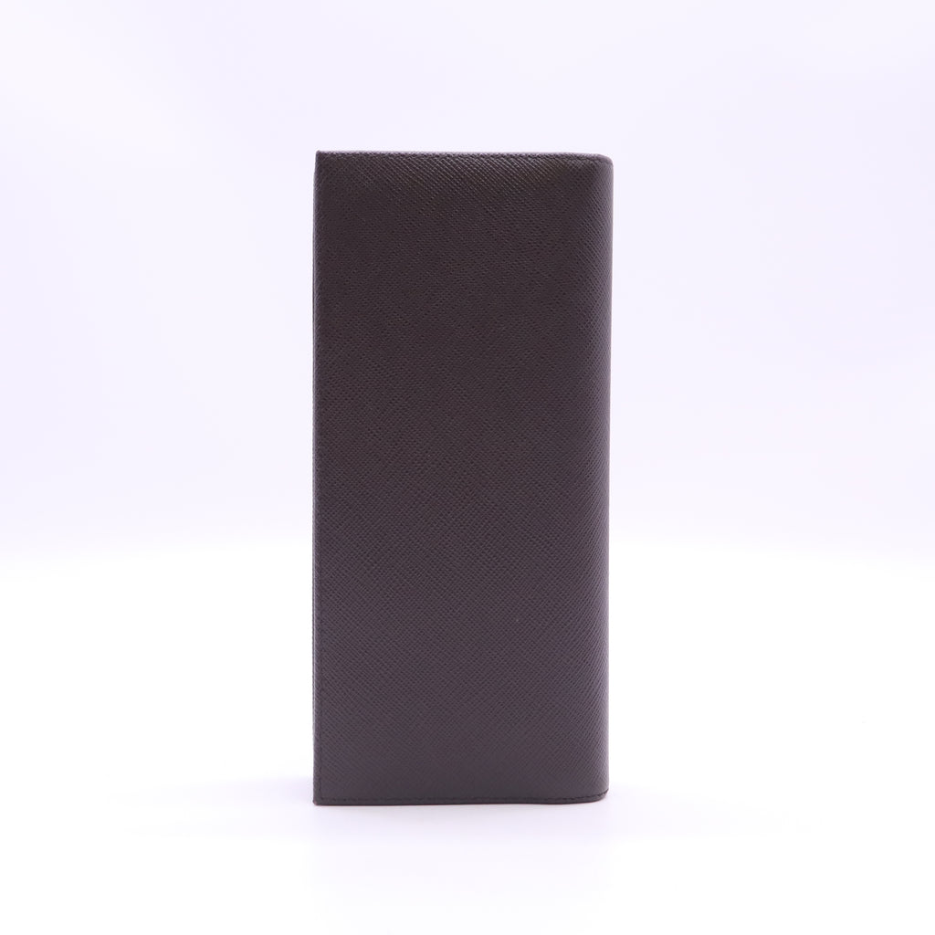 Prada Saffiano Leather Long Vertical Wallet W23281