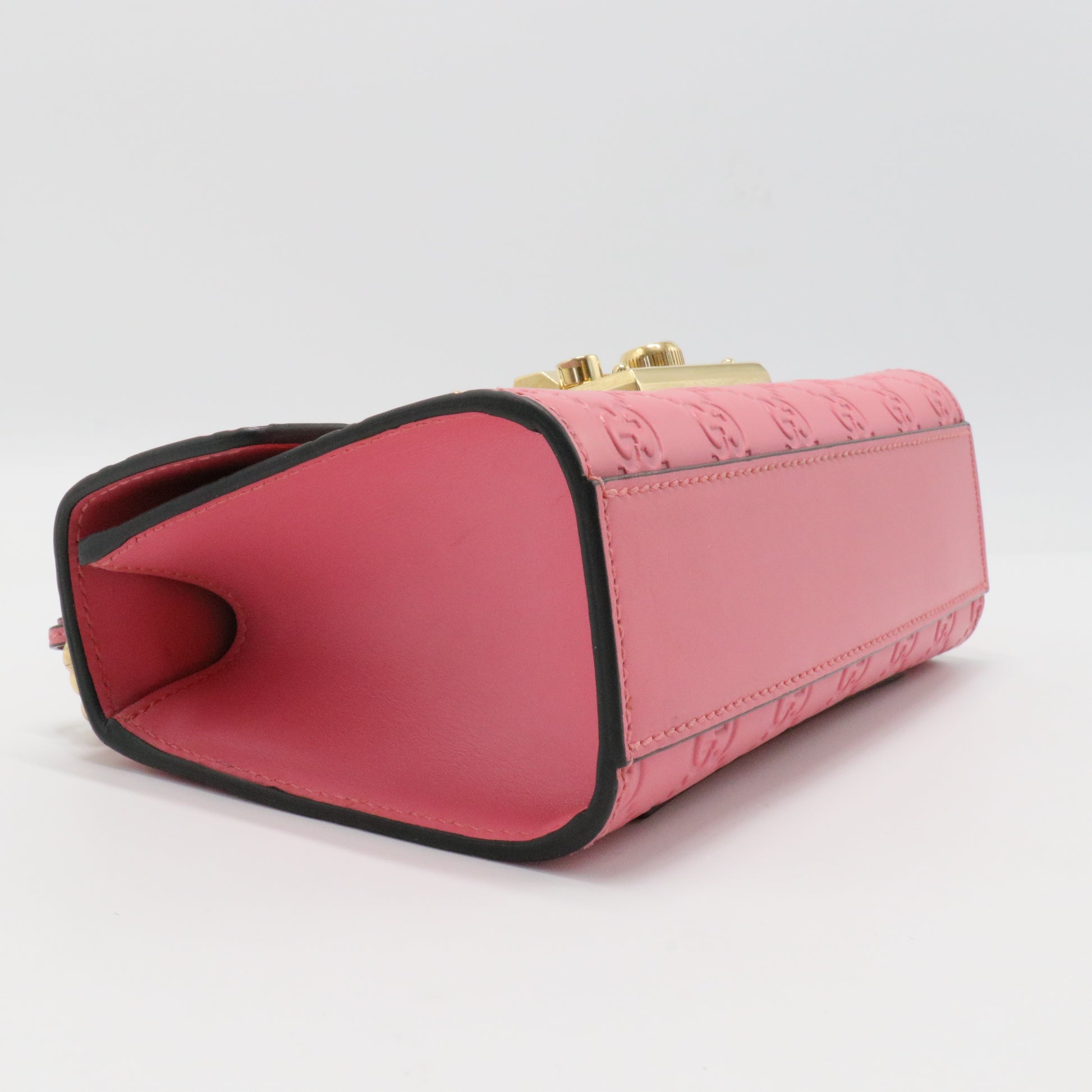 GG Signature Small Padlock Shoulder Bag Small