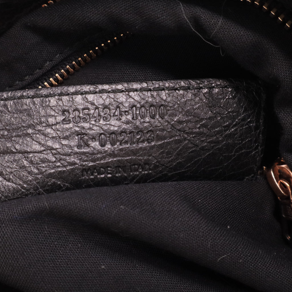 Balenciaga Agneau Giant 12 Rose Gold Hardware Town Black Twins