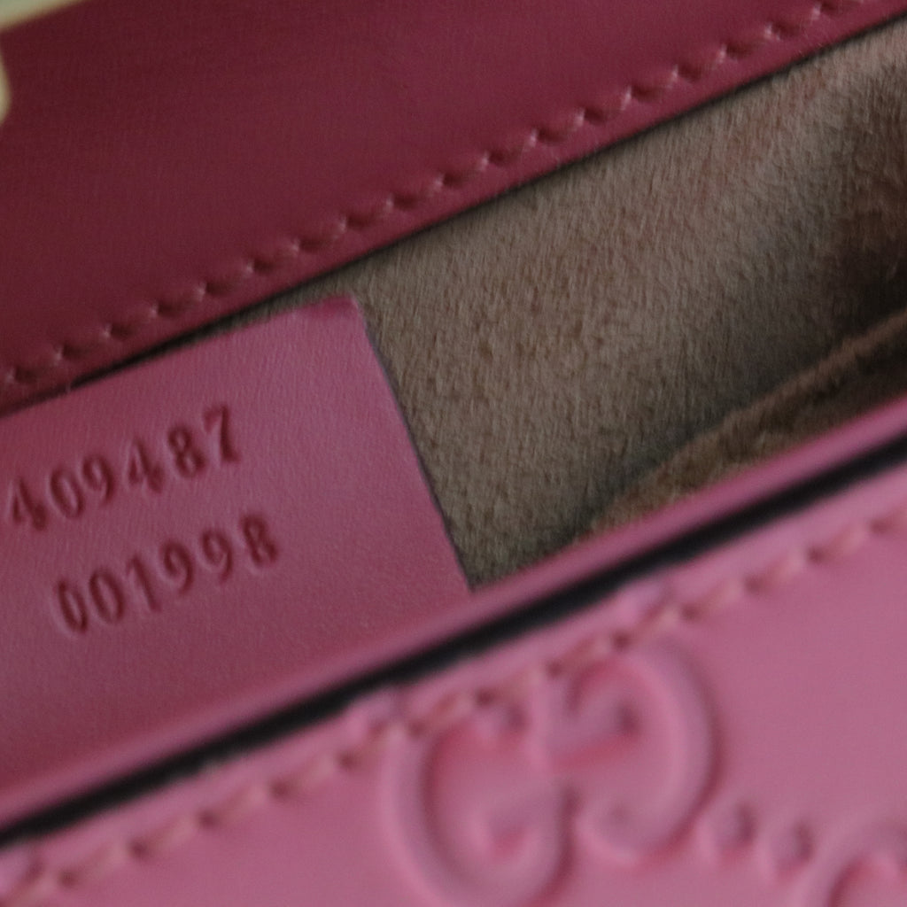 GG Signature Small Padlock Shoulder Bag Small