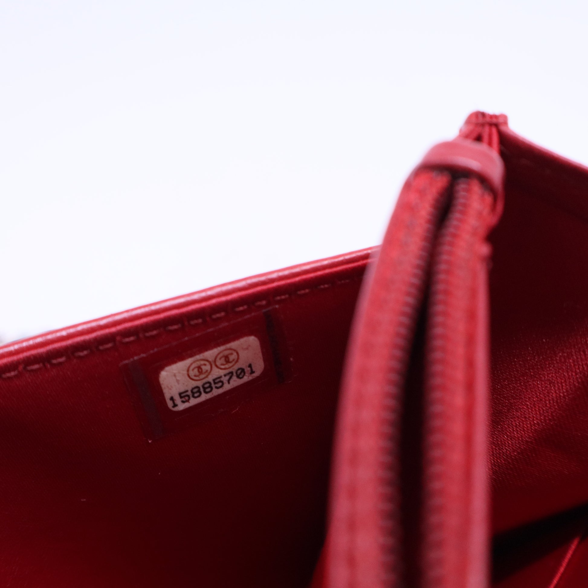 Wallet on Chain Camellia Lambskin W20431