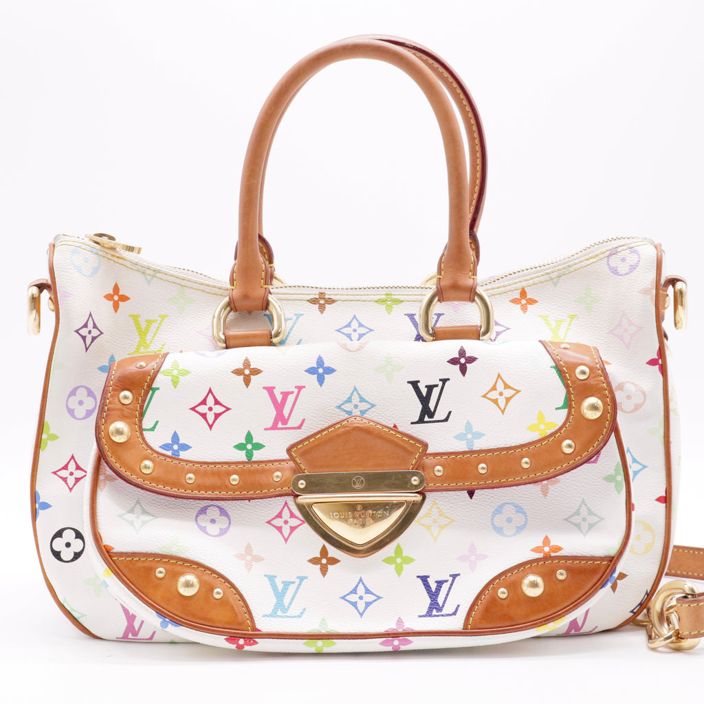 Monogram Multicolor Rita White twins