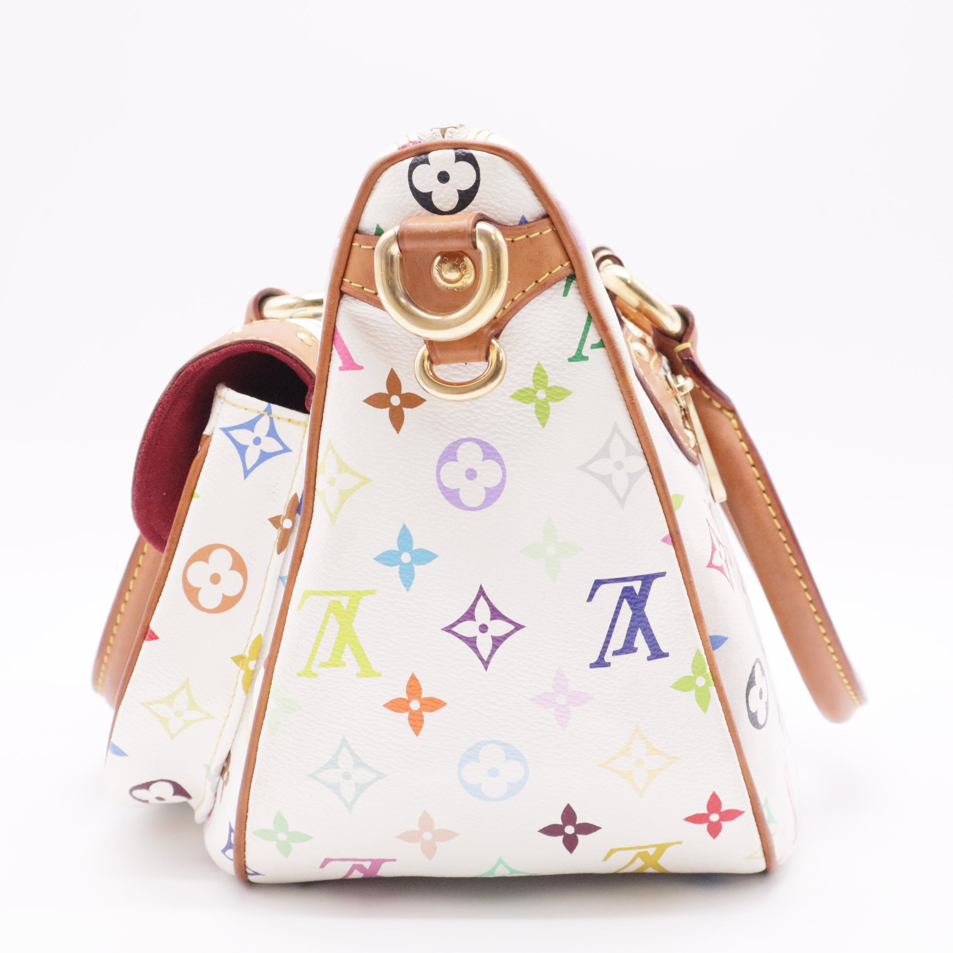 Monogram Multicolor Rita White twins