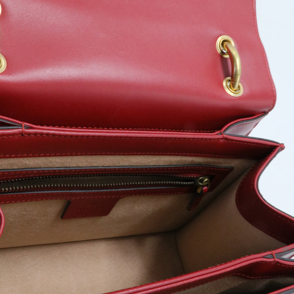 Queen Margaret Top Handle Bag Colorblock Leather Small