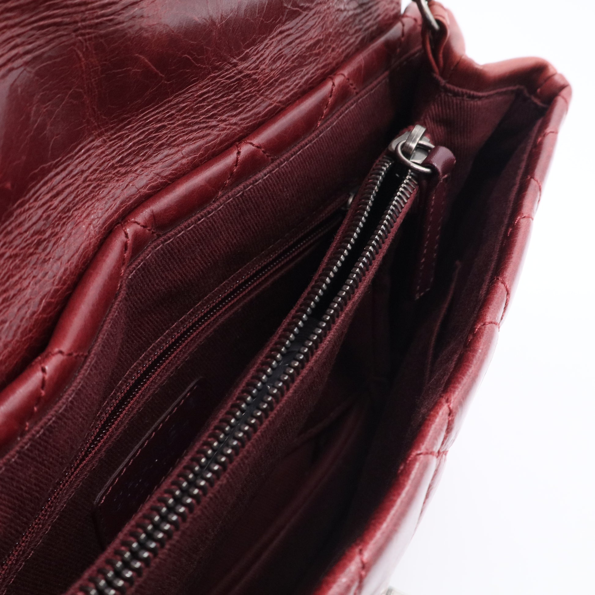 CC Crave Flap Bag Quilted Glazed Caviar Jumbo