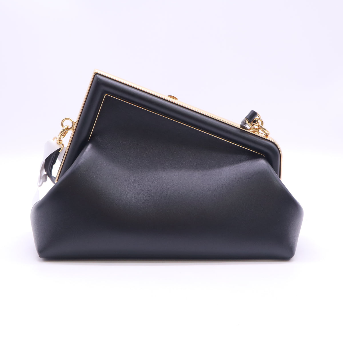 Shiny Nappa Small Fendi First Black B24298