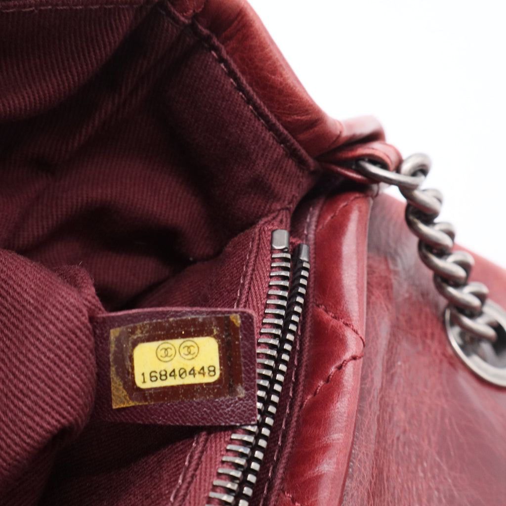 CC Crave Flap Bag Quilted Glazed Caviar Jumbo