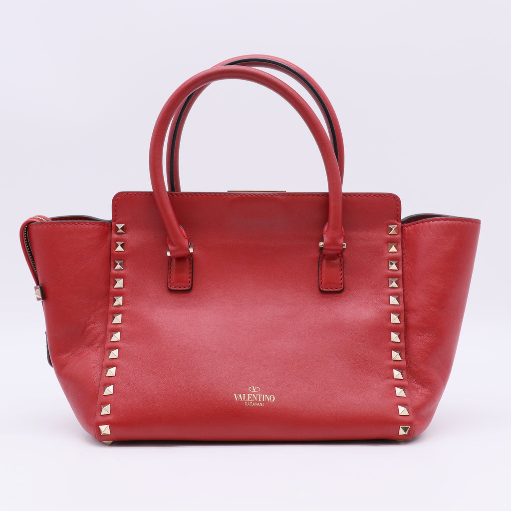 Valentino Garavani Rockstud Small Double Handle Tote Bag B23529
