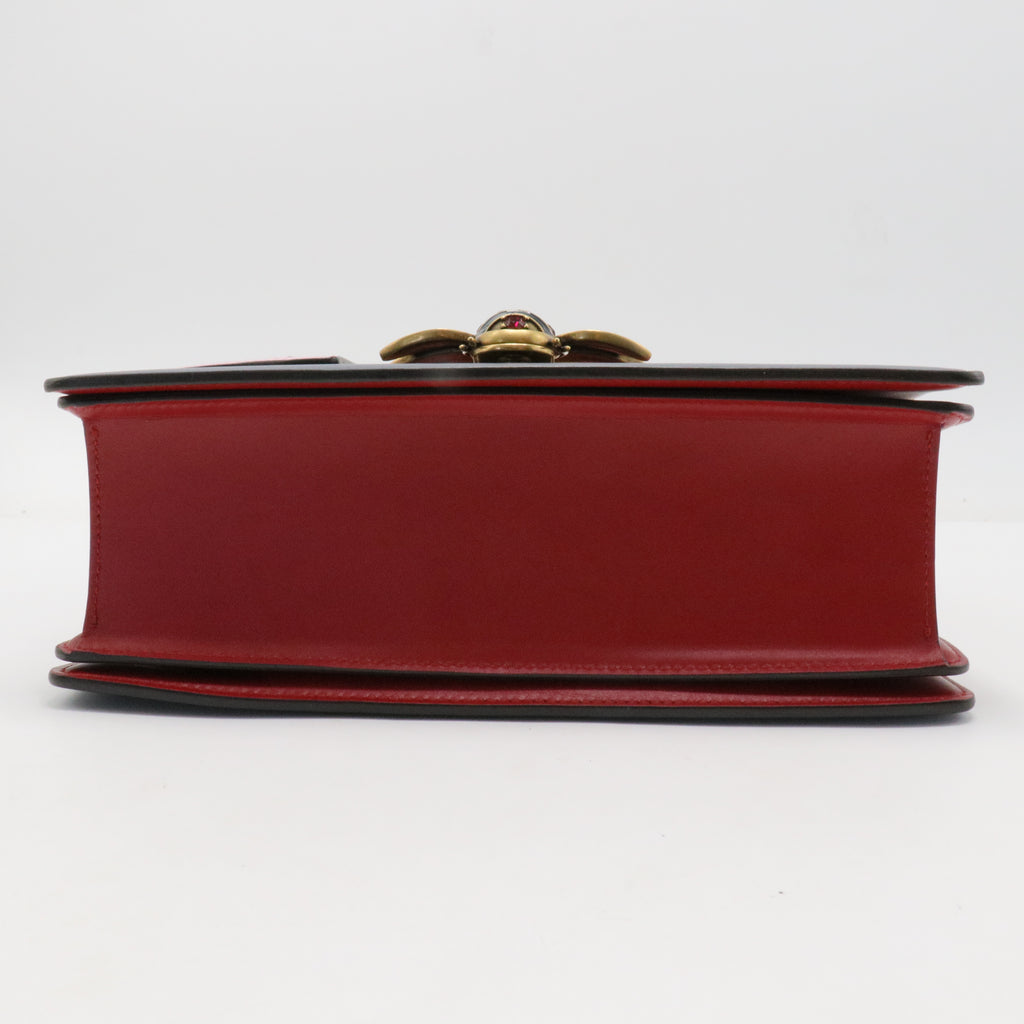 Queen Margaret Top Handle Bag Colorblock Leather Small