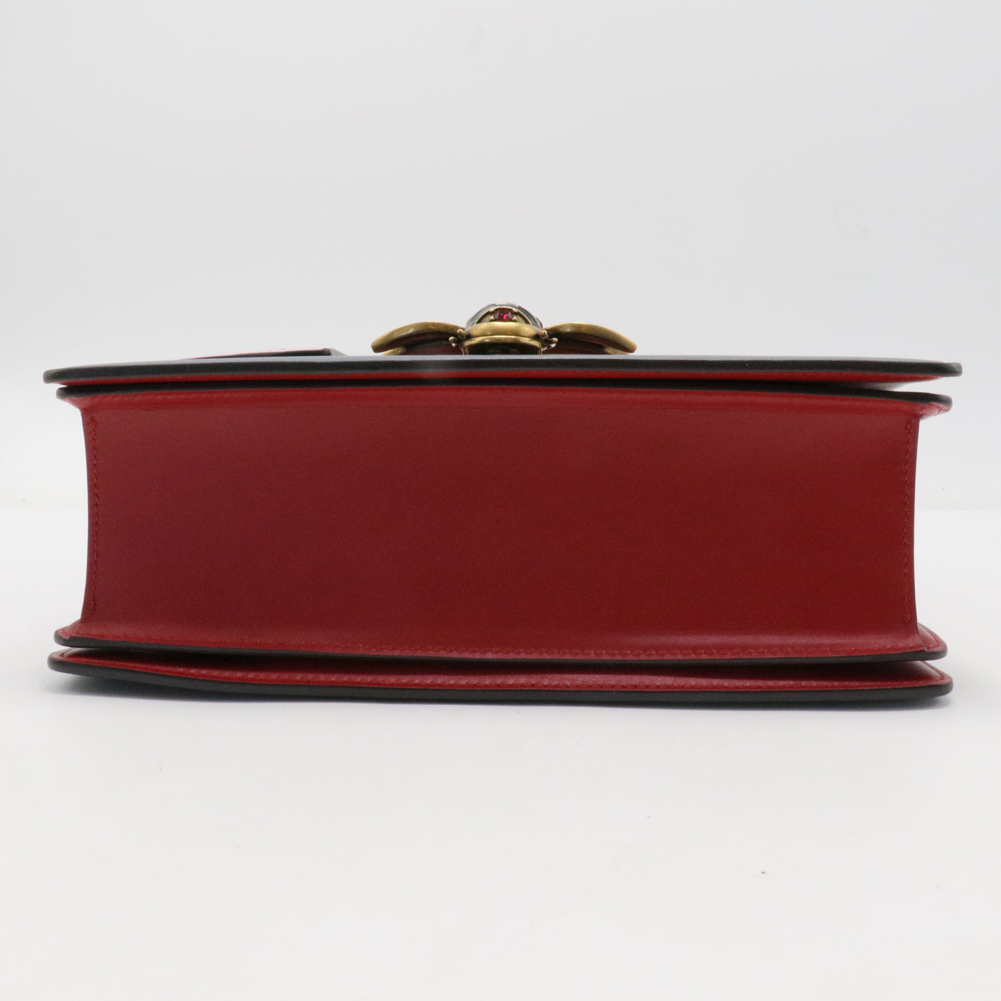 Queen Margaret Top Handle Bag Colorblock Leather Small