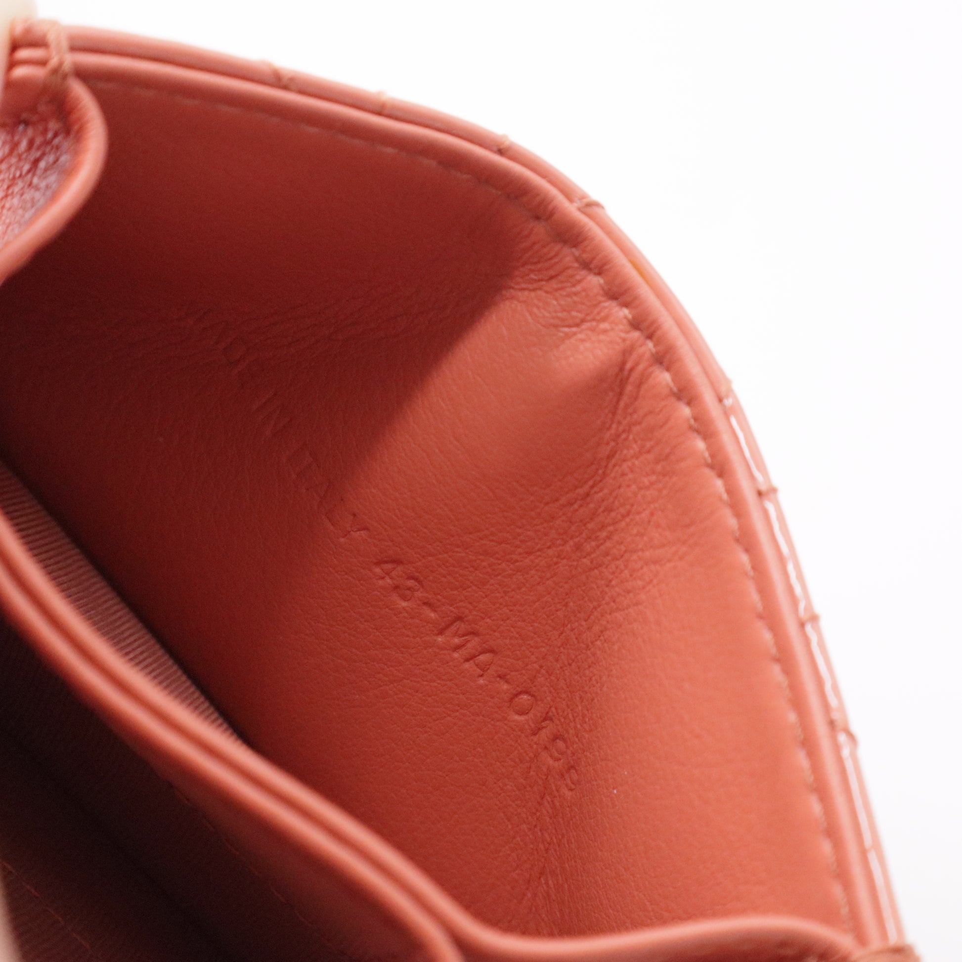 Patent Cannage Lady Dior Eden Wallet Rose Clair