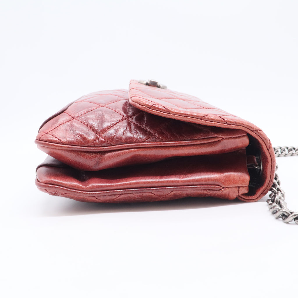 CC Crave Flap Bag Quilted Glazed Caviar Jumbo