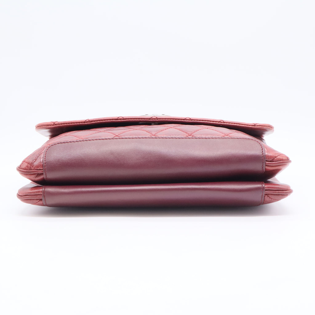 CC Crave Flap Bag Quilted Glazed Caviar Jumbo