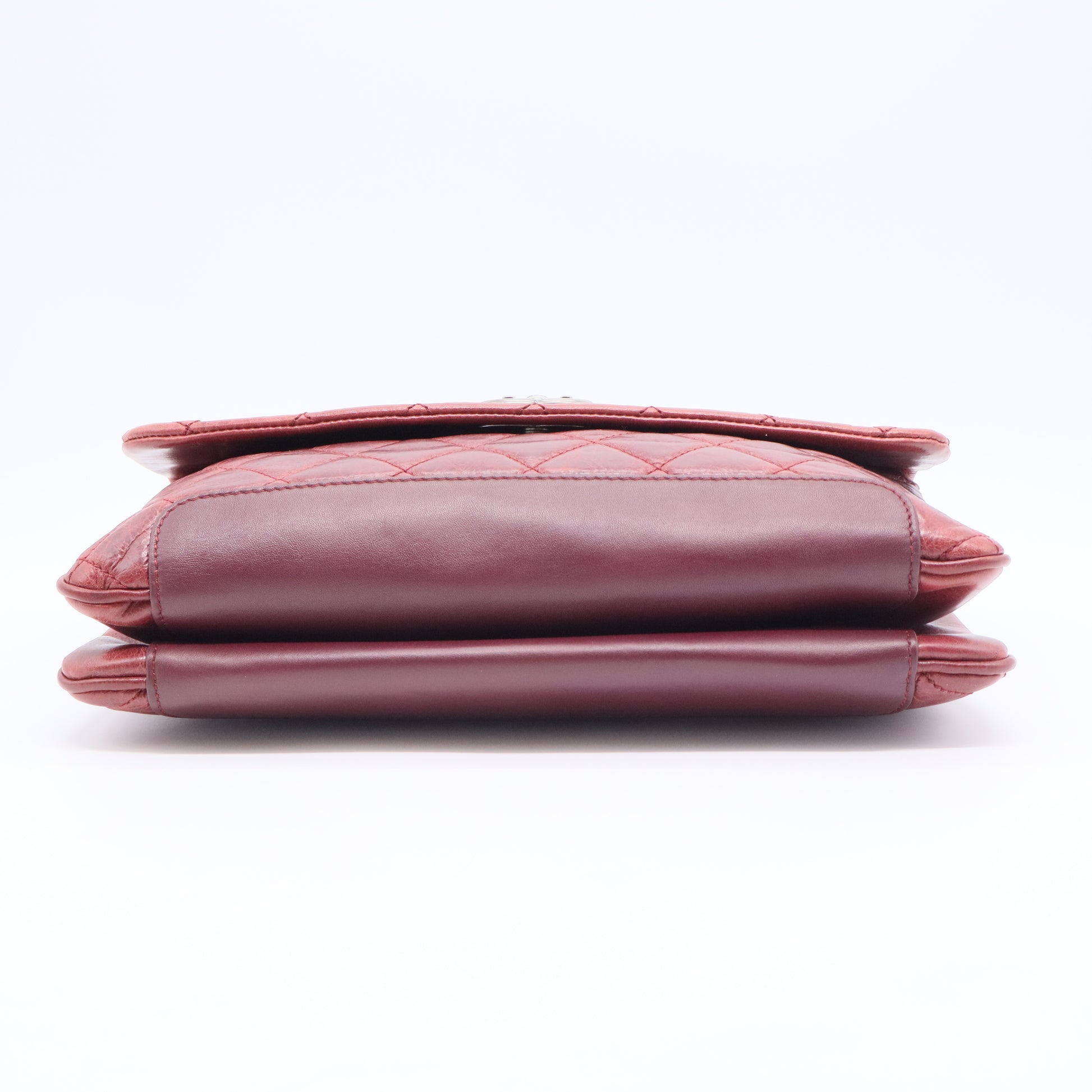 CC Crave Flap Bag Quilted Glazed Caviar Jumbo