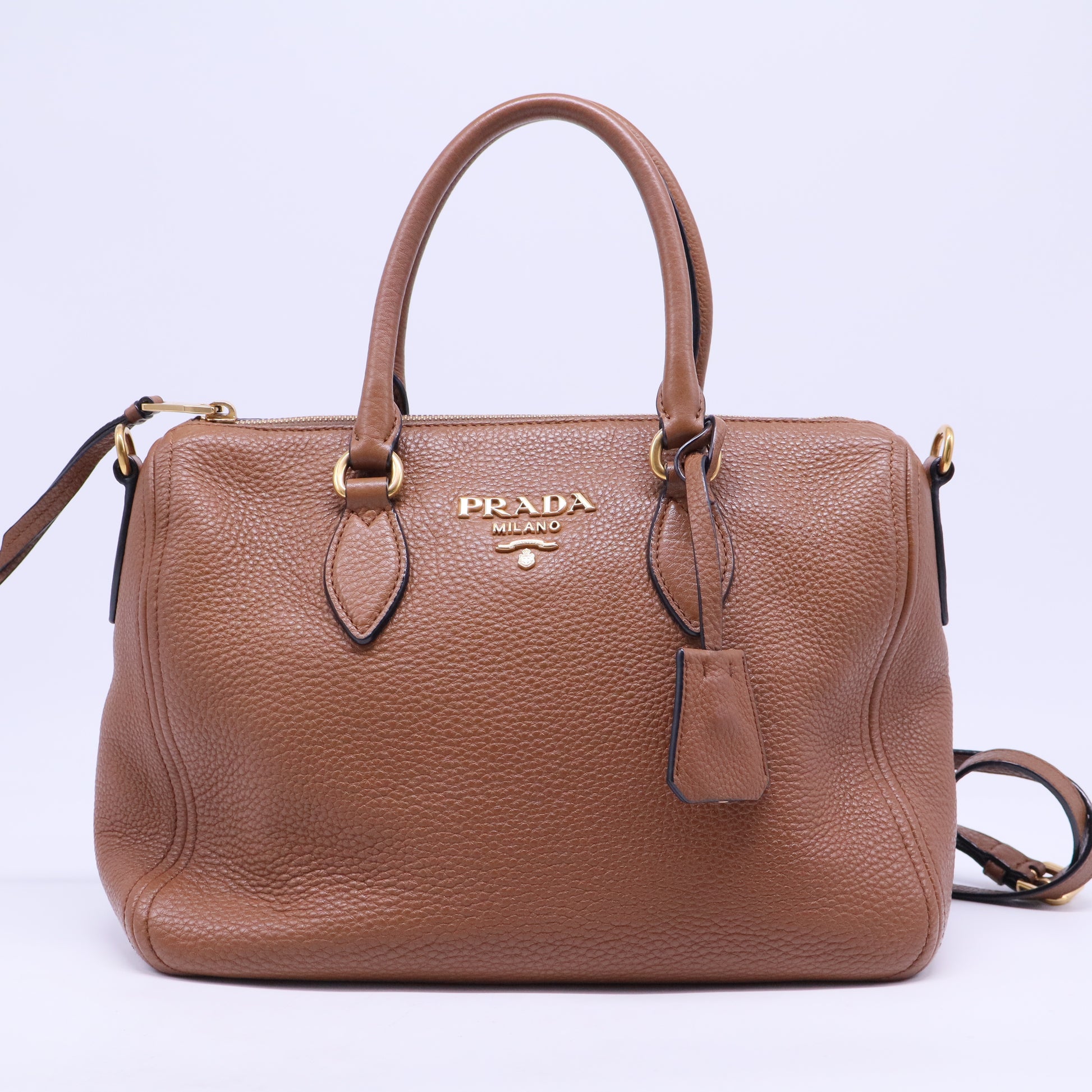 Convertible Boston Bag Vitello Daino Medium B20455