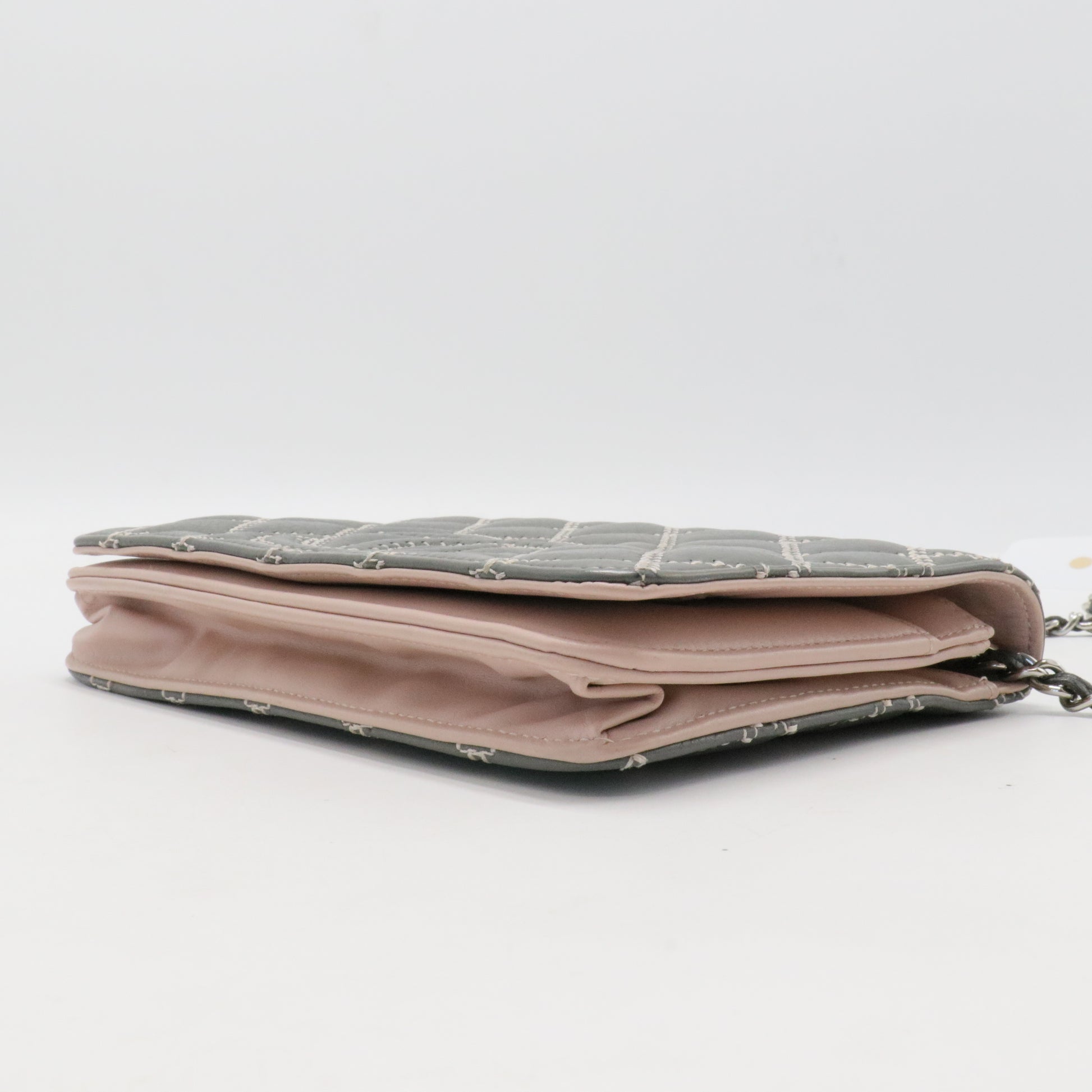Chanel Black CC Wild Stitch Wallet on Chain