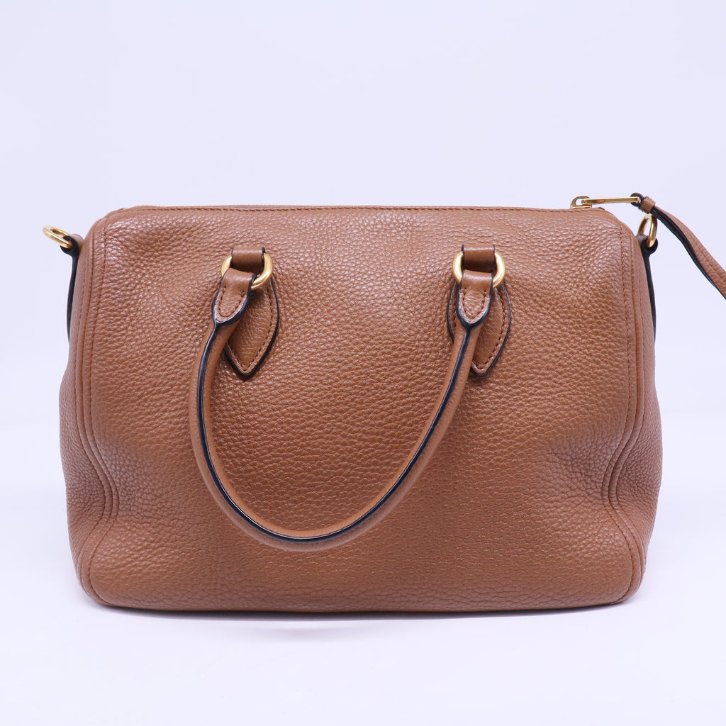 Convertible Boston Bag Vitello Daino Medium B20455