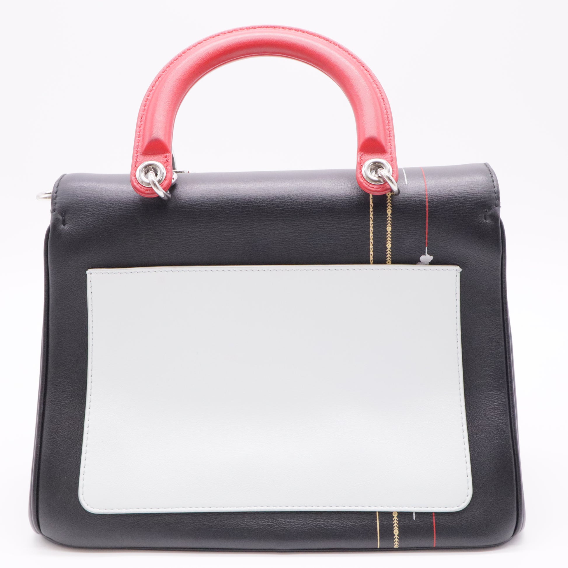 Limited Edition Be Dior Leather Top Handle Bag FOR Gisel