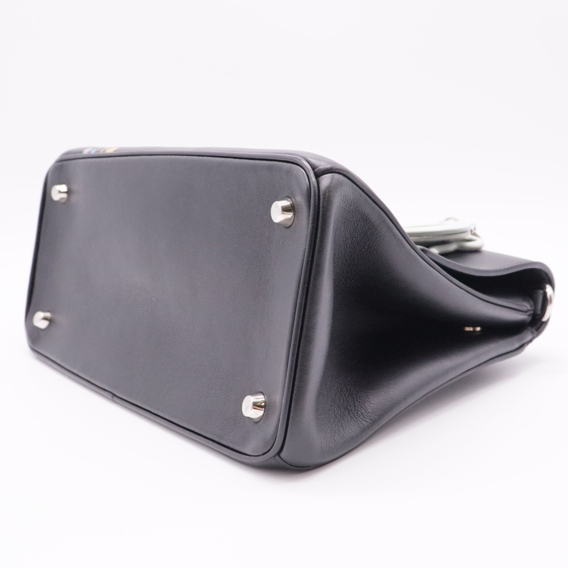 Limited Edition Be Dior Leather Top Handle Bag FOR Gisel