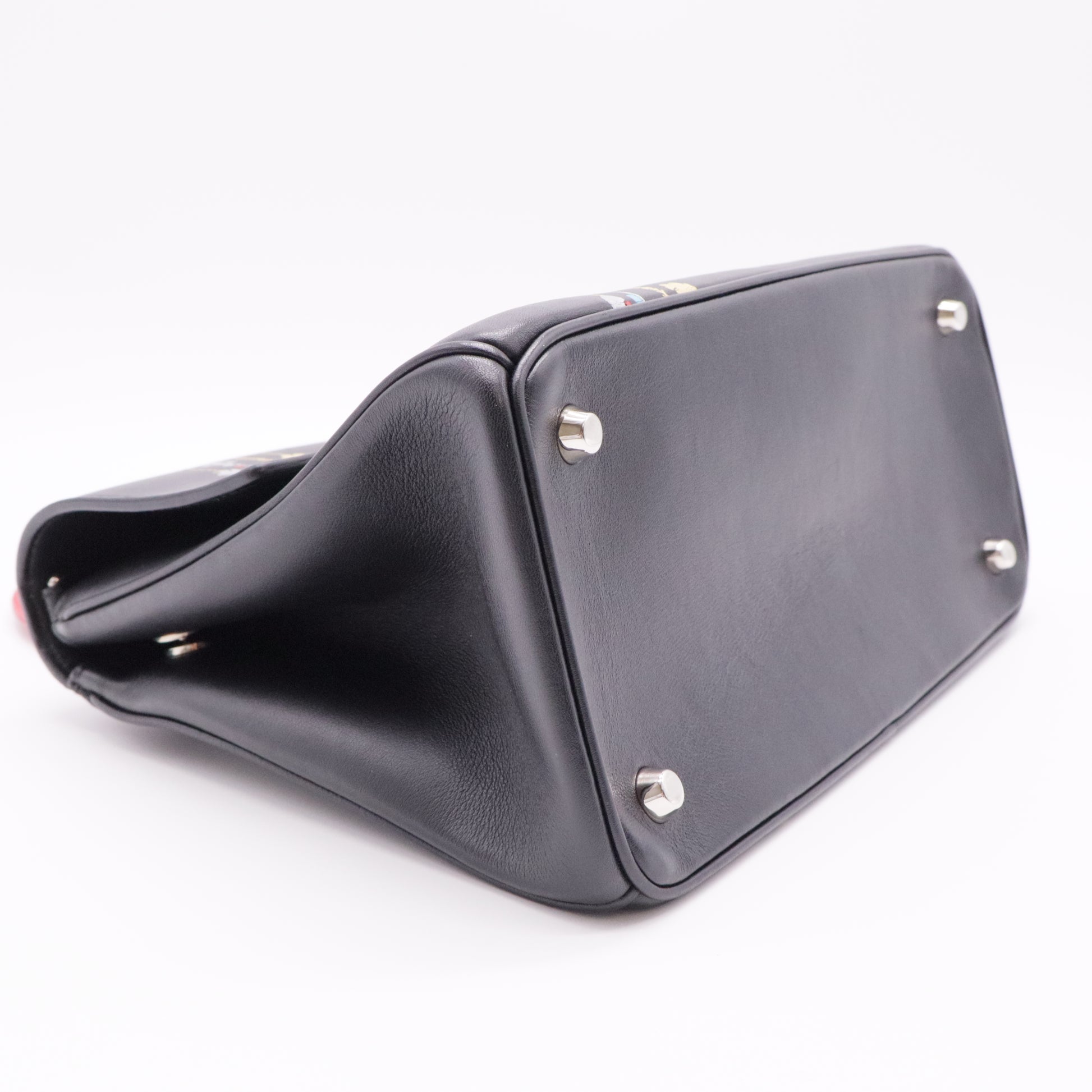 Limited Edition Be Dior Leather Top Handle Bag FOR Gisel