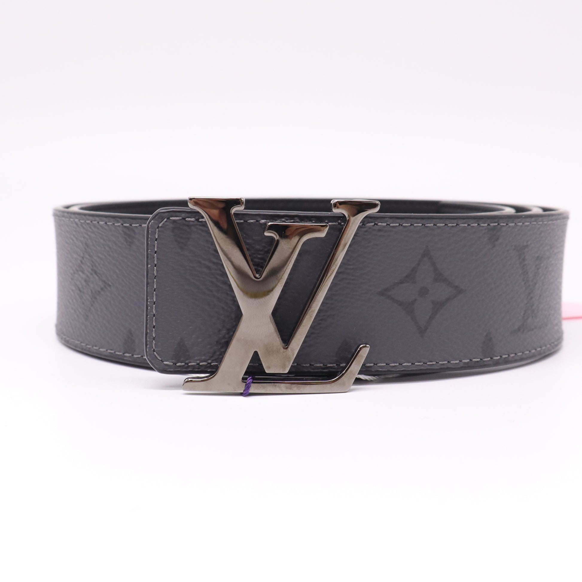 LV Initiales Reversible Belt Monogram Eclipse Canvas and Leather Wide 100 twins LDJ4634