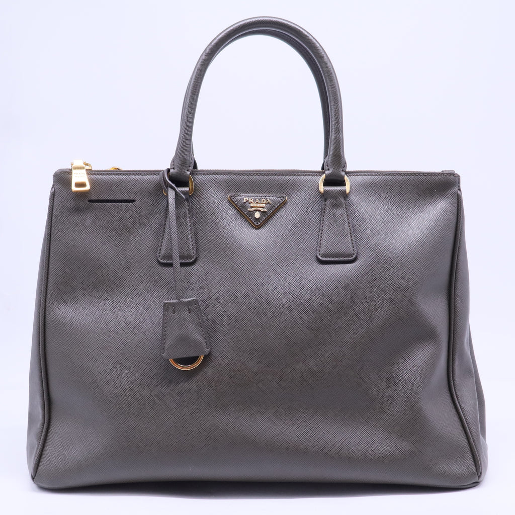 Galleria Double Zip Tote Saffiano Leather Large B20332