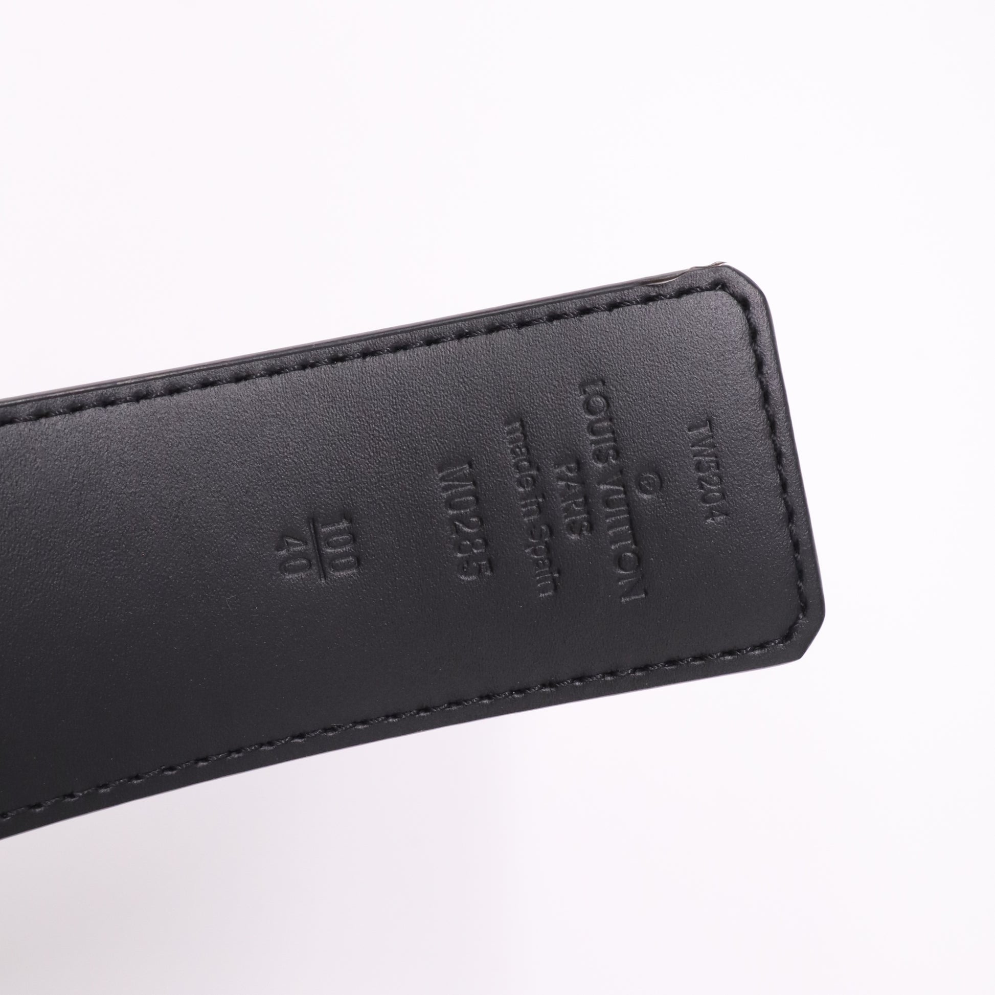 LV Initiales Reversible Belt Monogram Eclipse Canvas and Leather Wide 100 twins LDJ4634