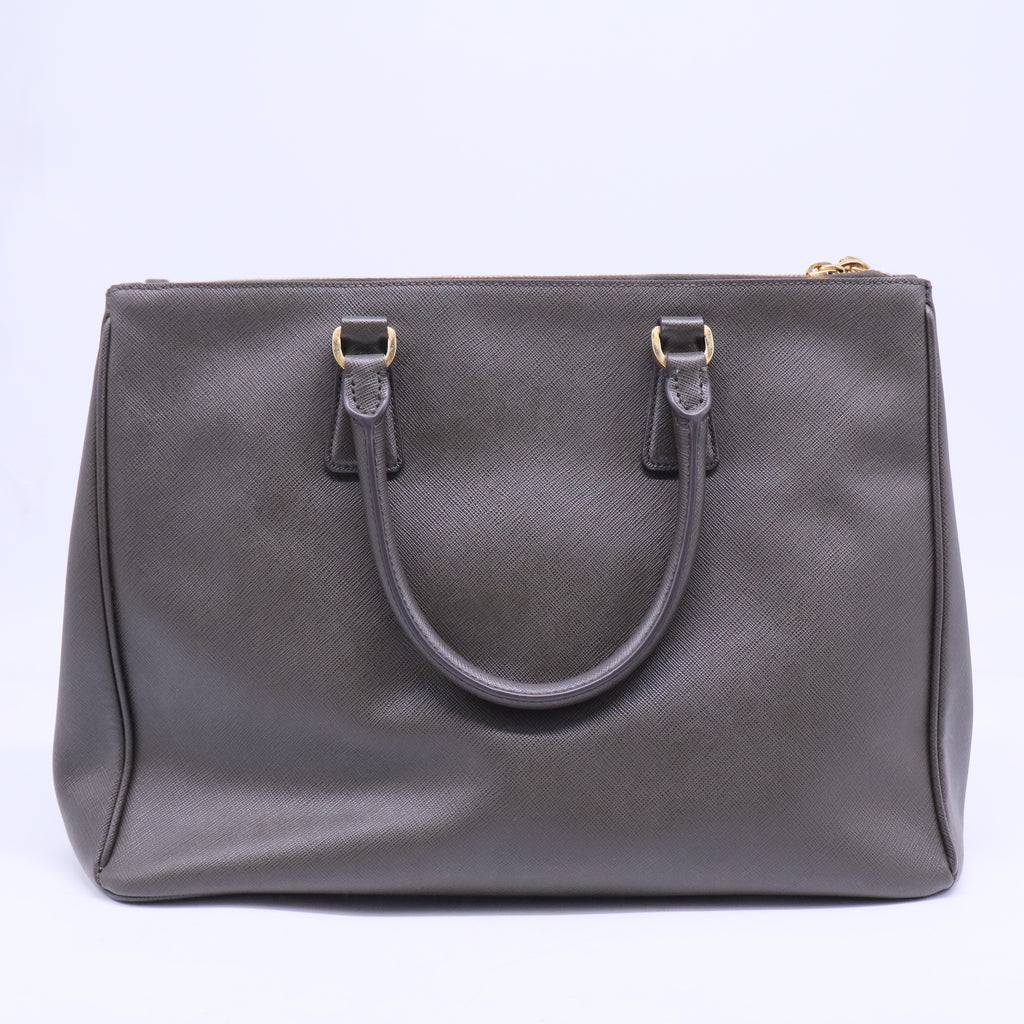 Galleria Double Zip Tote Saffiano Leather Large B20332