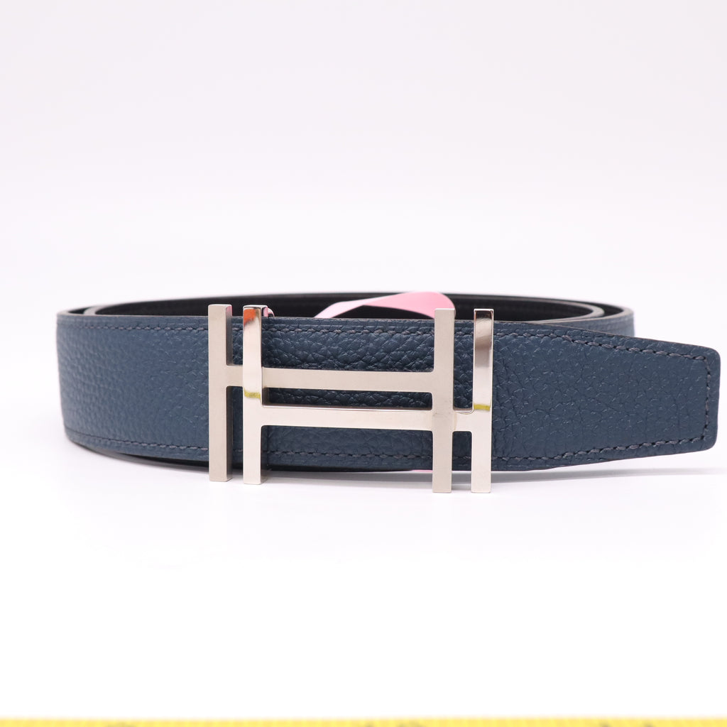 H Au Carre Reversible Belt Leather 105 twins LDJ4635