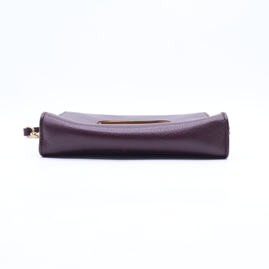 Burberry Leather Solid Color Letter Logo Buckle Crossbody & Shoulder Bag B21123