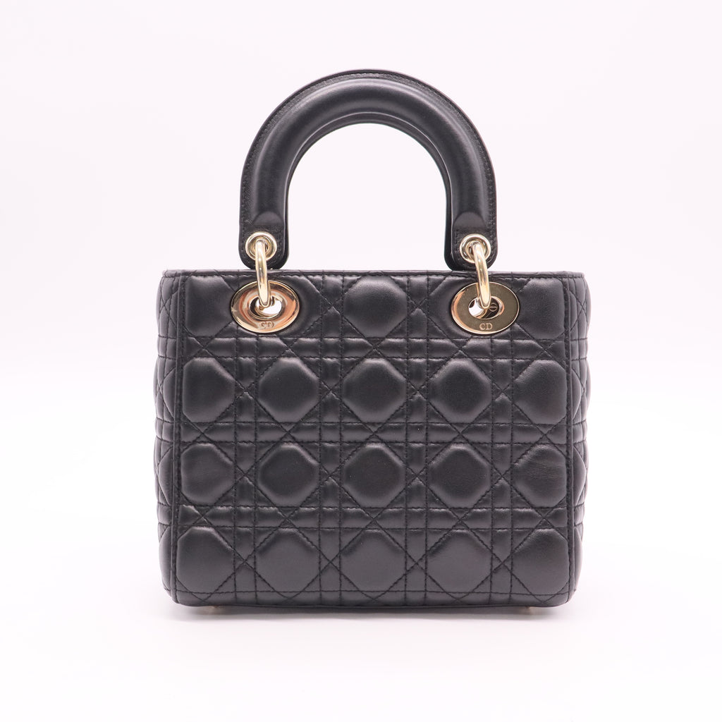 Christian Dior My Lady Dior Bag Cannage Quilt Lambskin Twins
