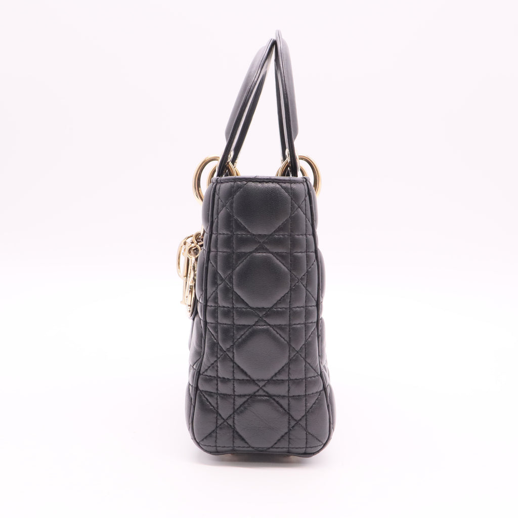 Christian Dior My Lady Dior Bag Cannage Quilt Lambskin Twins