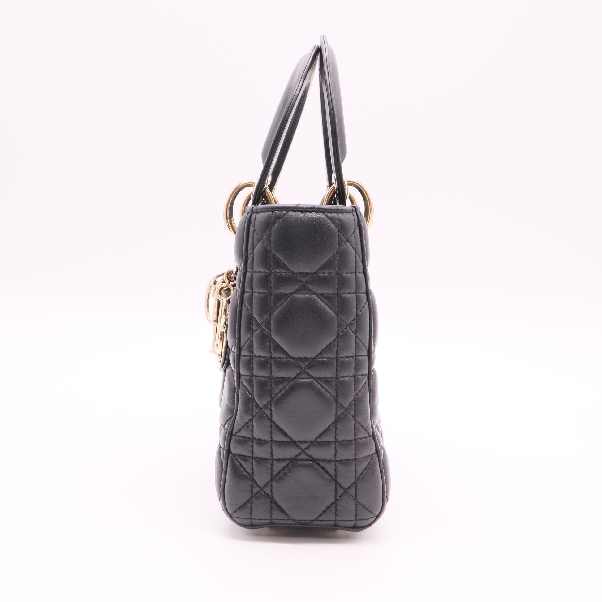 Christian Dior My Lady Dior Bag Cannage Quilt Lambskin Twins