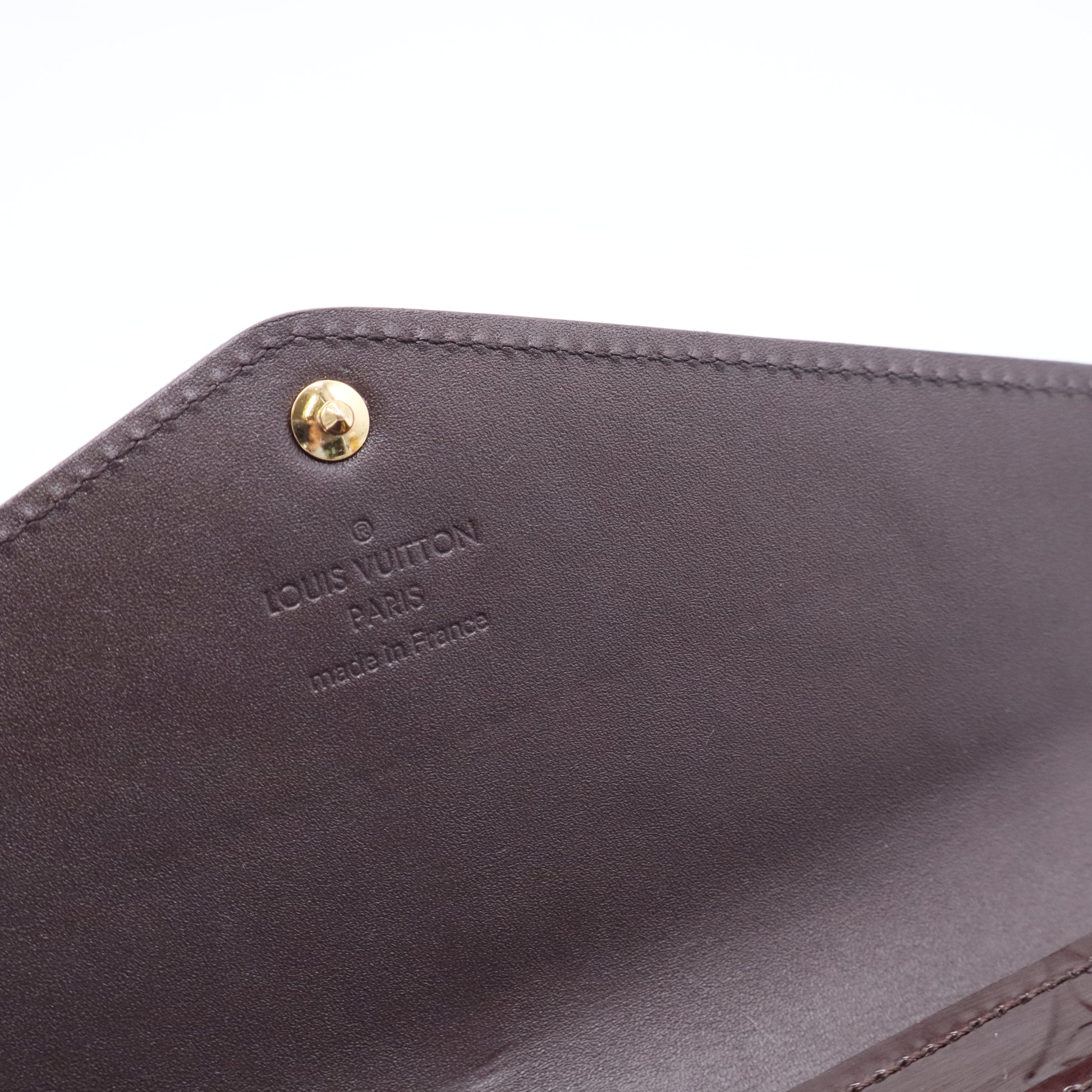 Monogram Vernis Vernis Patent Leather Wallet