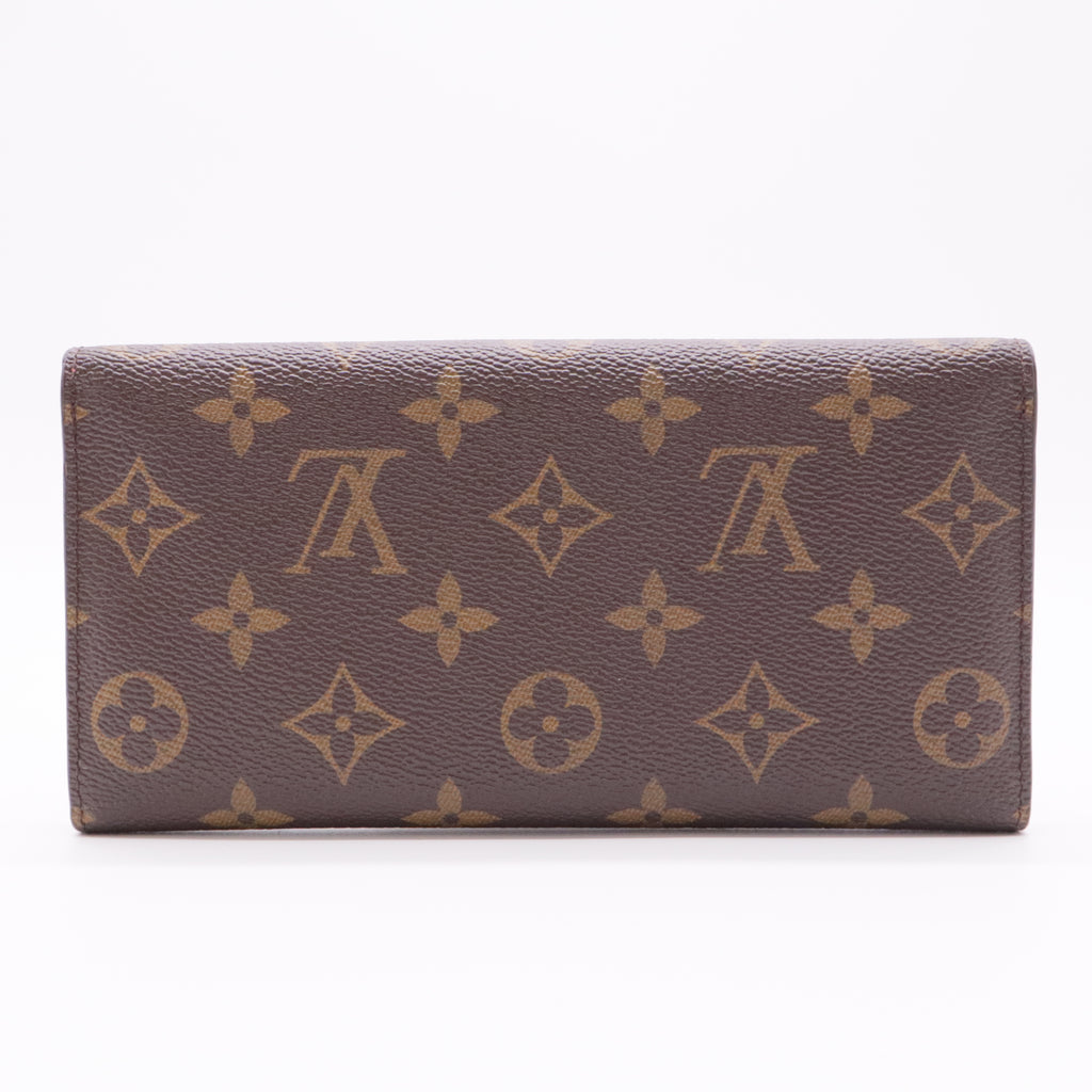 Fuchsia Monogram Canvas Sarah Wallet