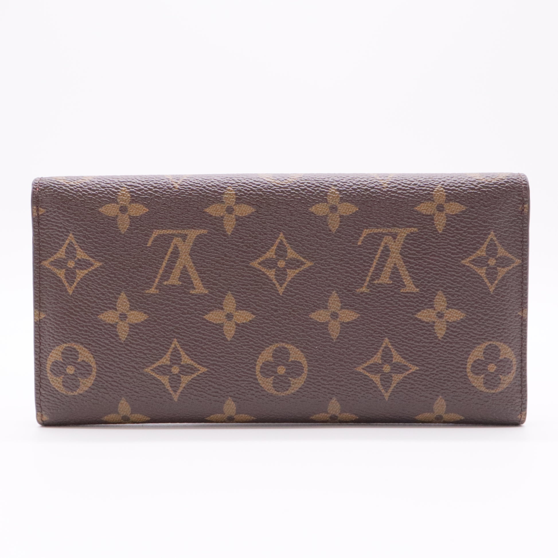 Fuchsia Monogram Canvas Sarah Wallet