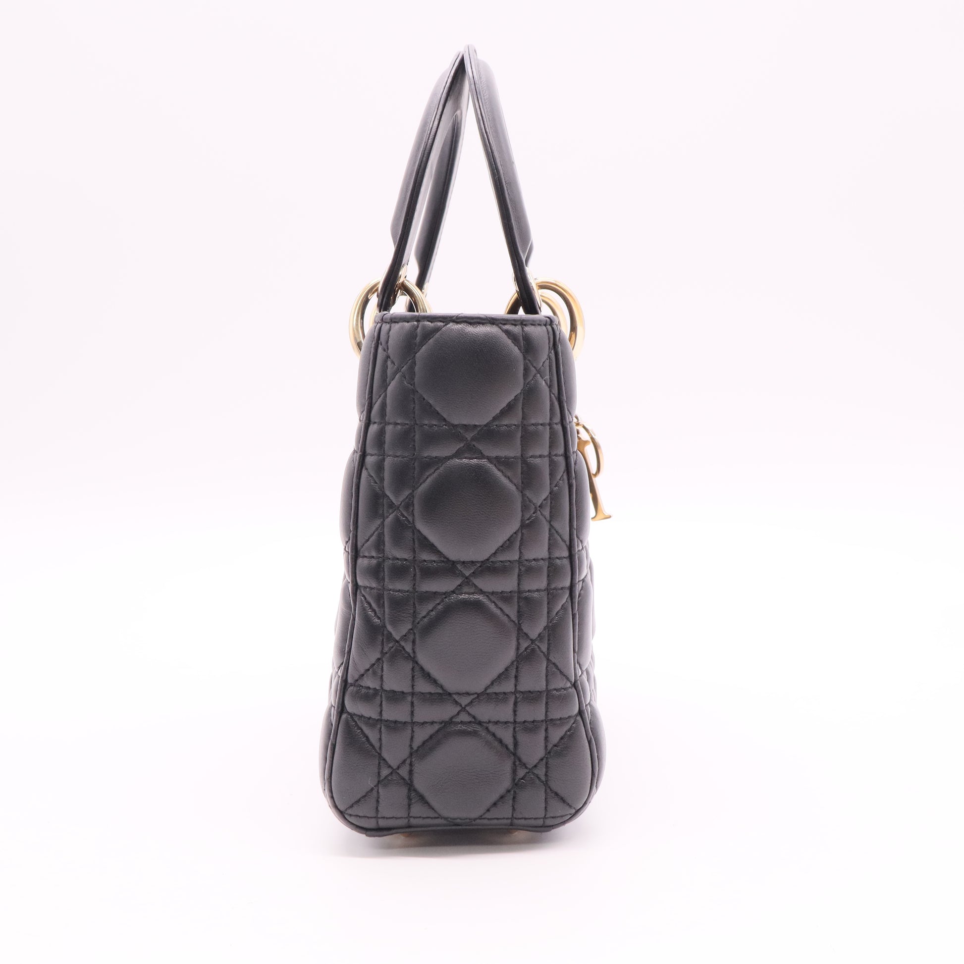 Christian Dior My Lady Dior Bag Cannage Quilt Lambskin Twins