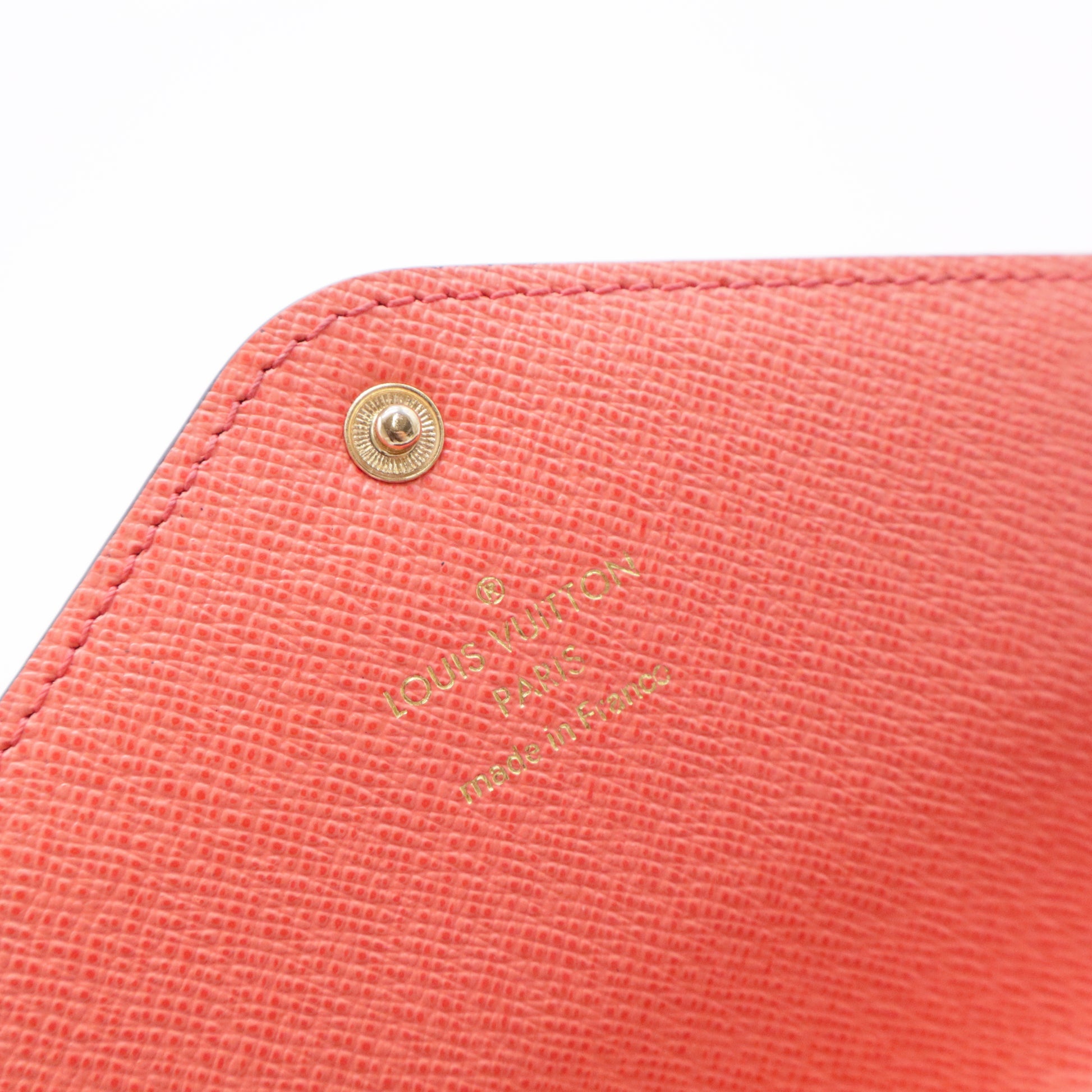 Fuchsia Monogram Canvas Sarah Wallet