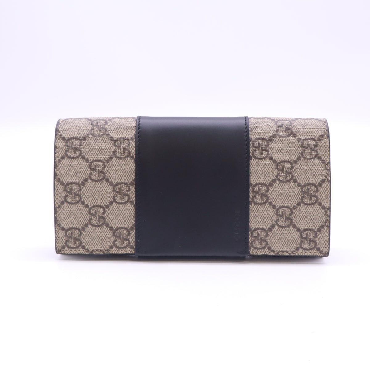 Gucci GG Supreme Continental Long Flap Wallet twins W23315