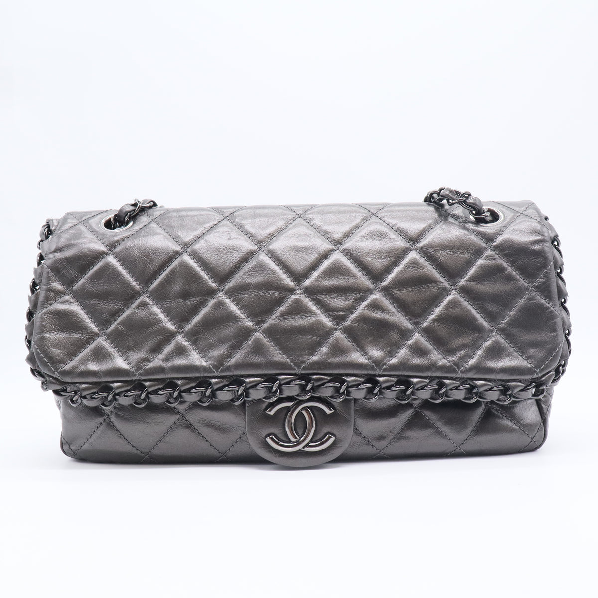 Platinum Chain Me Flap Bag