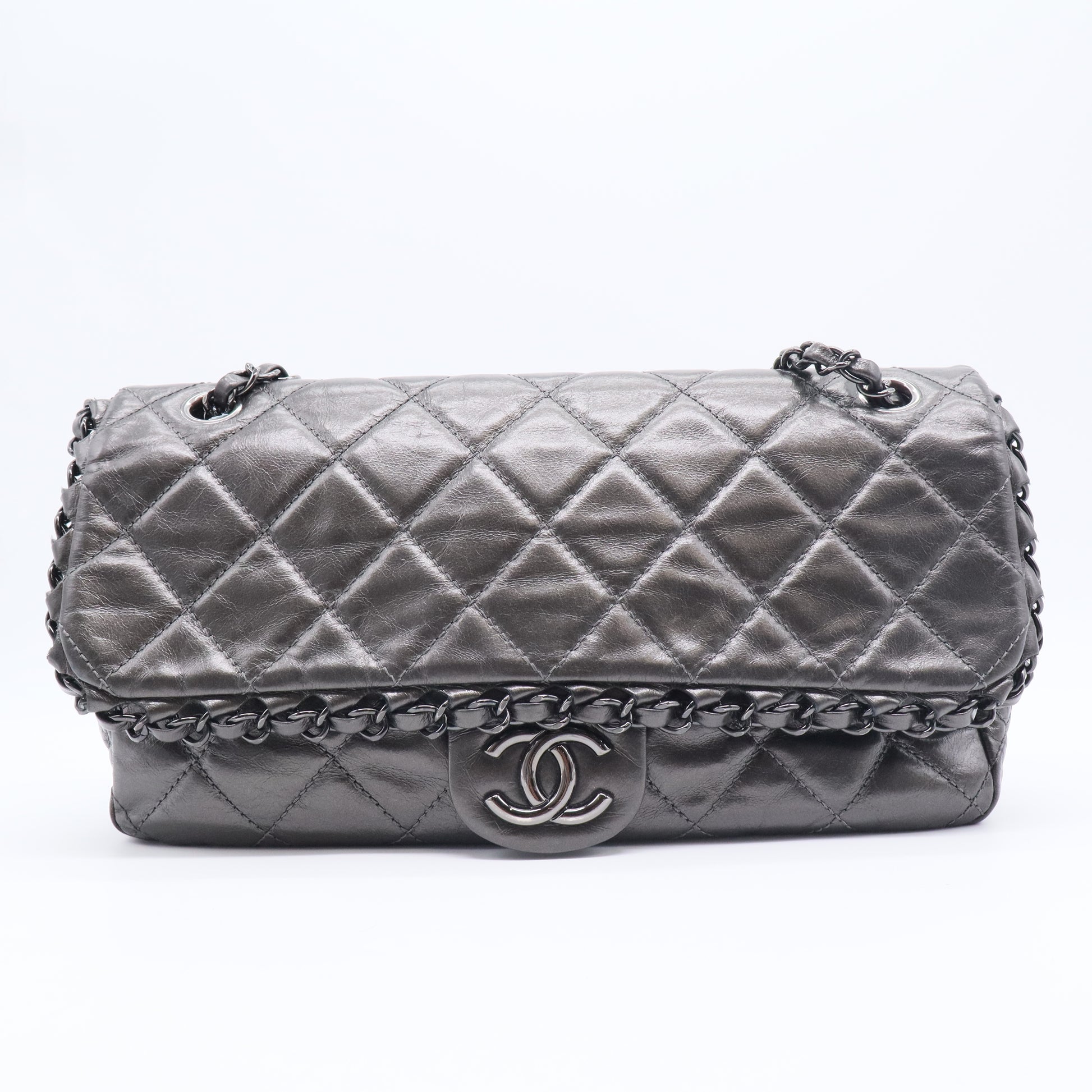 Platinum Chain Me Flap Bag