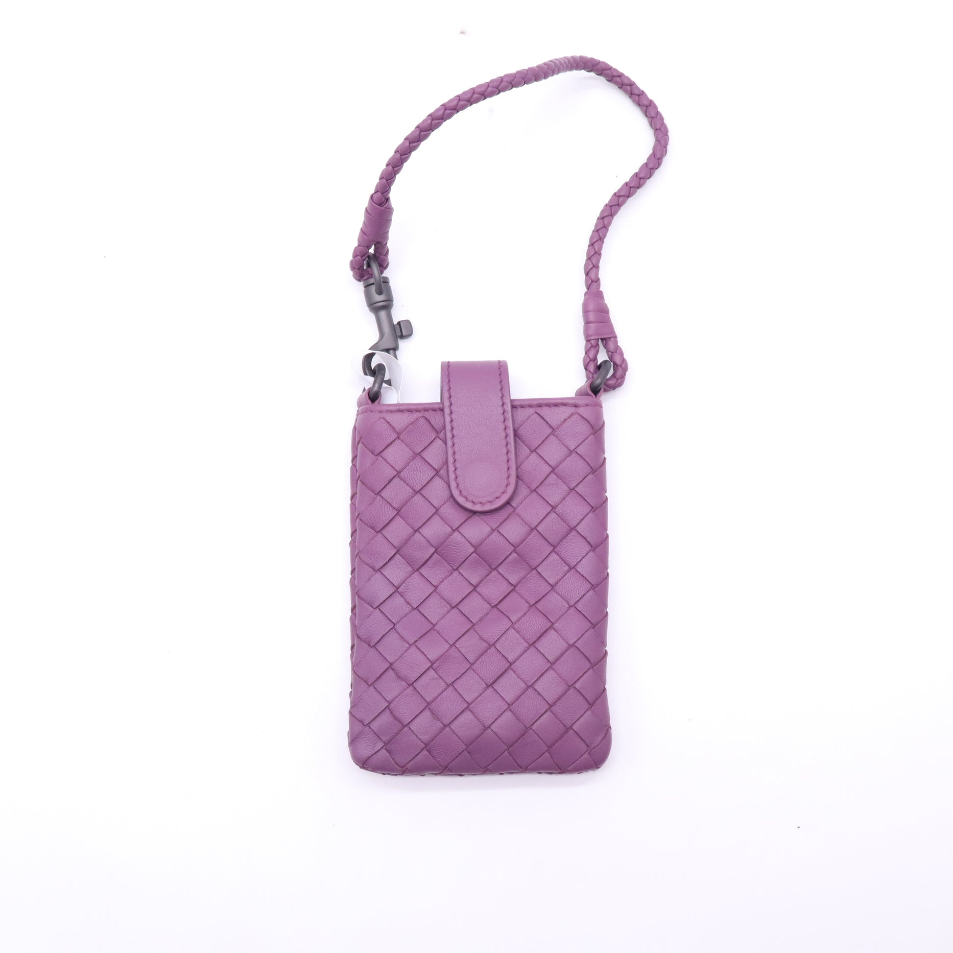 Bottega Veneta Intrecciato Nappa Leather Phone Case Pouch W22776