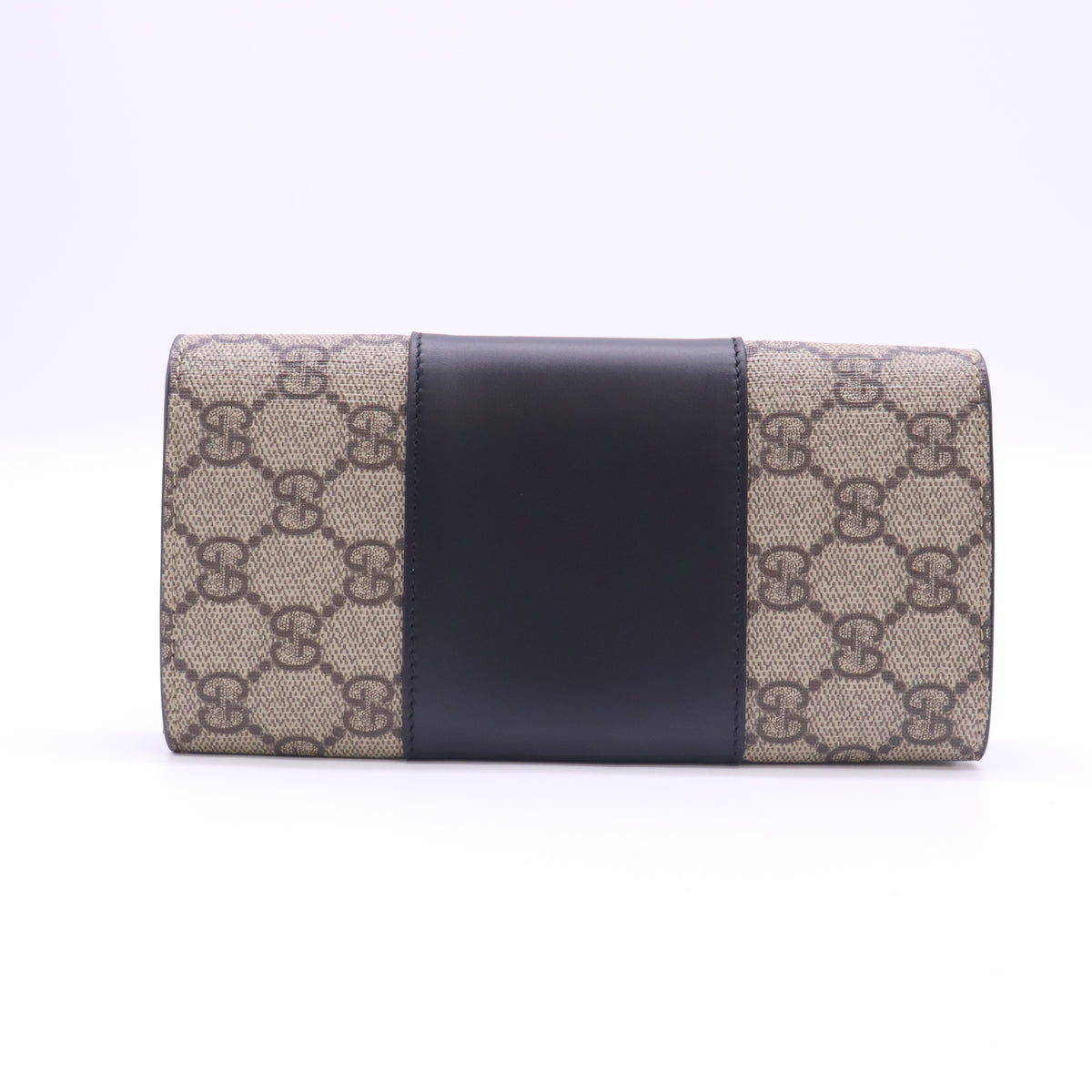 Gucci GG Supreme Continental Long Flap Wallet twins W23315