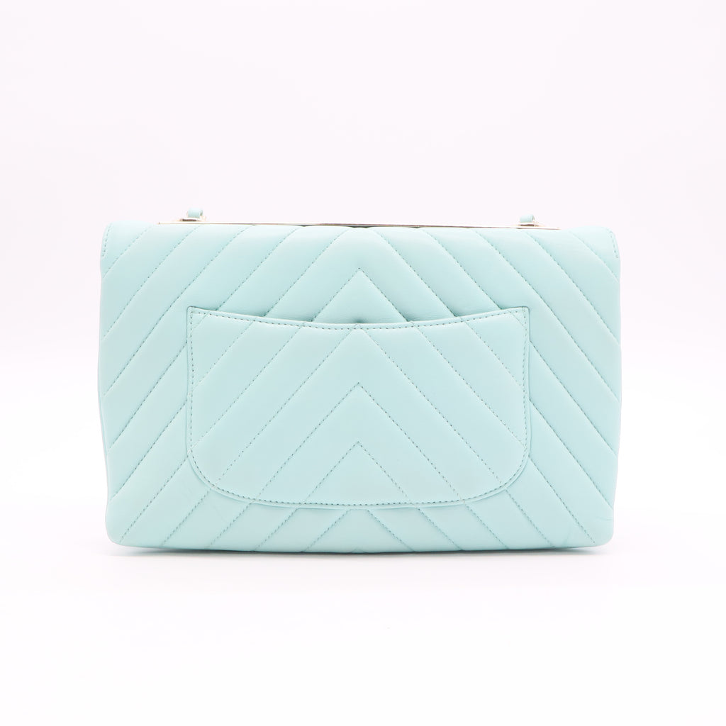 Chanel Trendy CC Flap Bag Chevron Lambskin Medium Twins