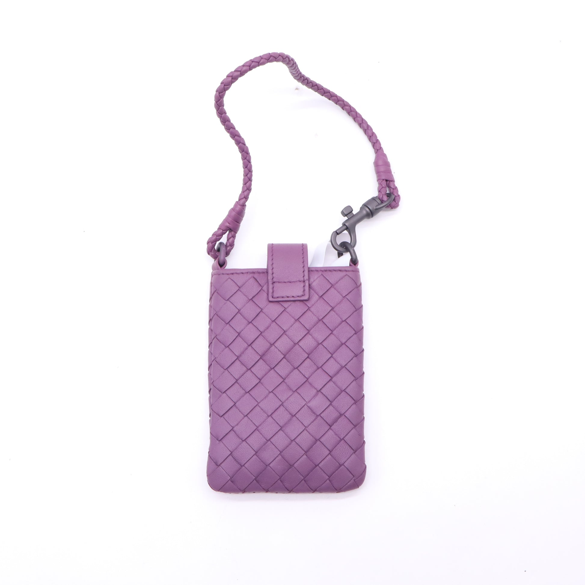 Bottega Veneta Intrecciato Nappa Leather Phone Case Pouch W22776