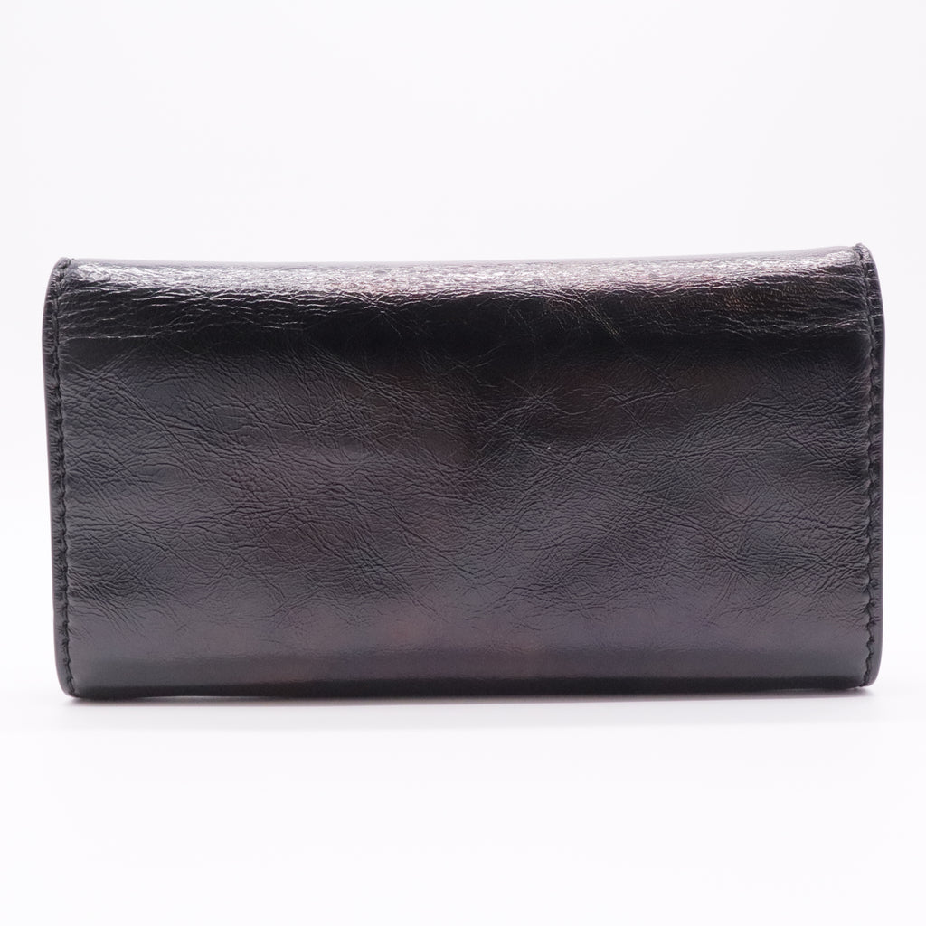 J'Adior Wallet on Chain Leather