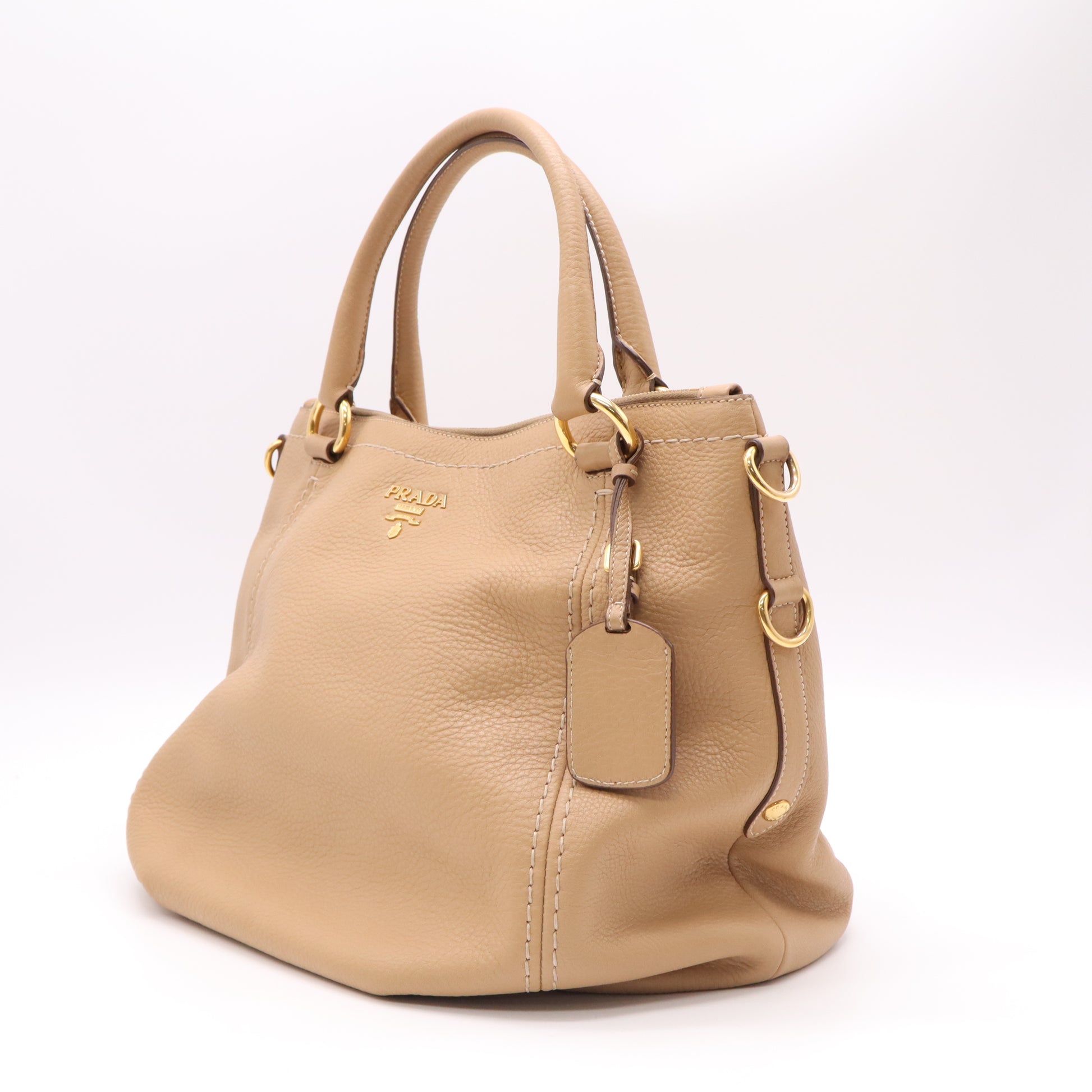 Prada Vitello Daino Top Handle Tote B22812