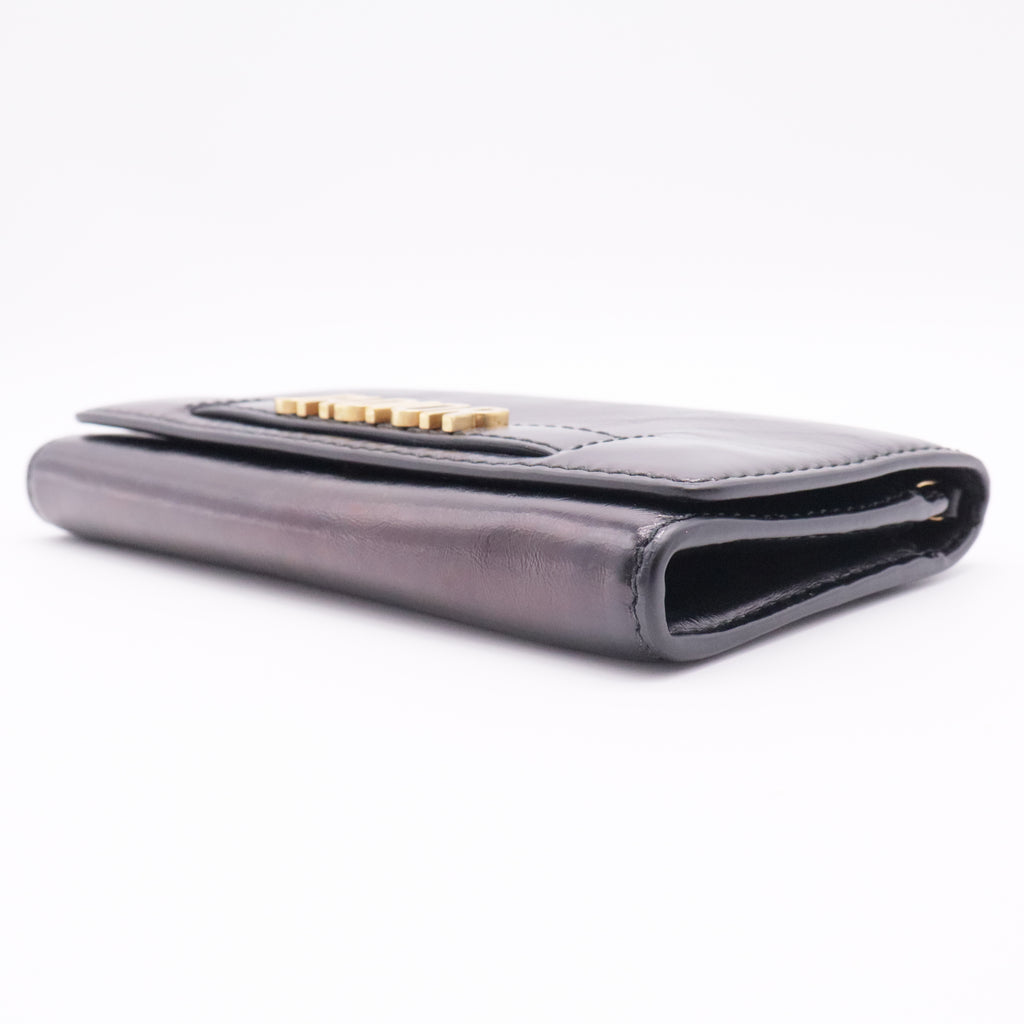J'Adior Wallet on Chain Leather