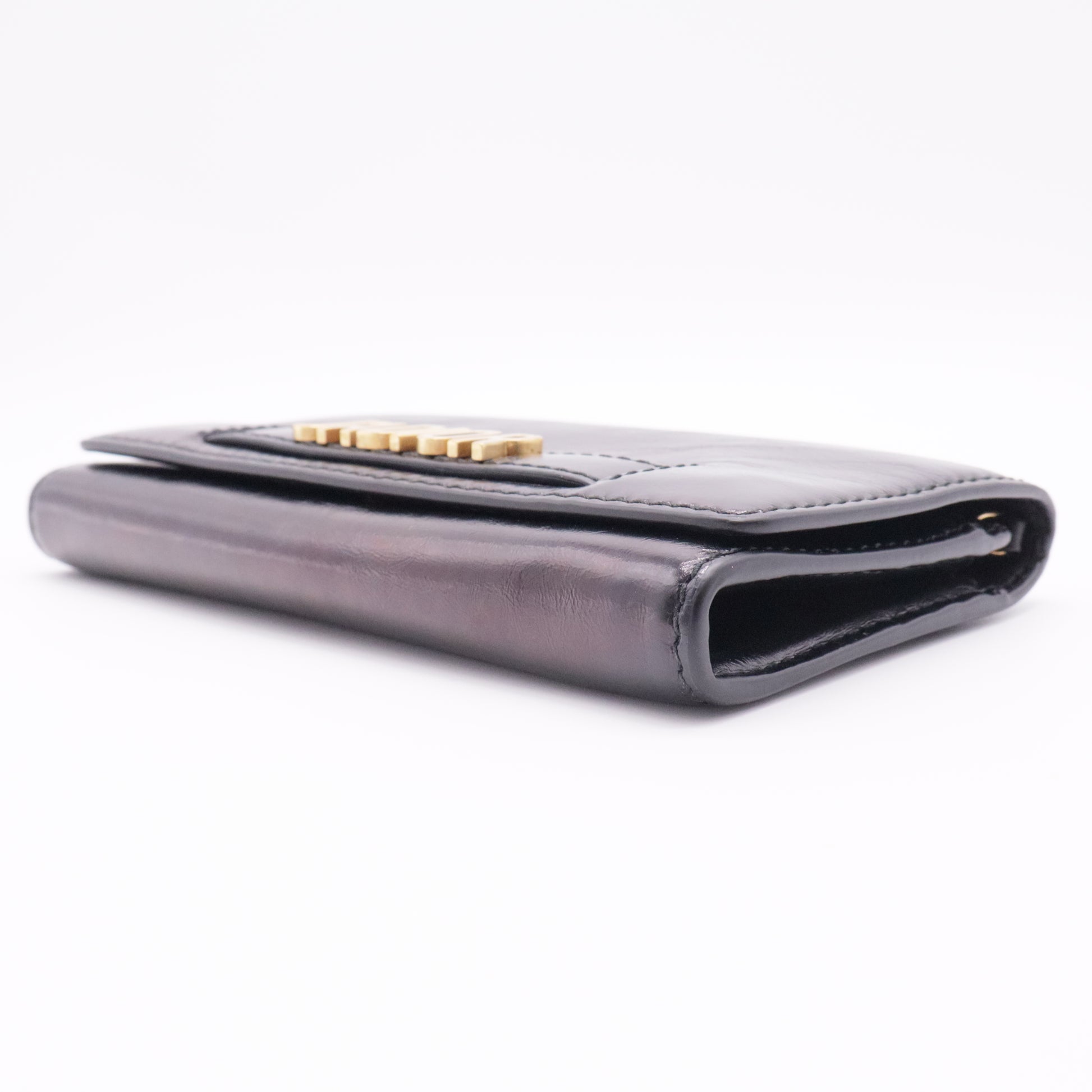 J'Adior Wallet on Chain Leather
