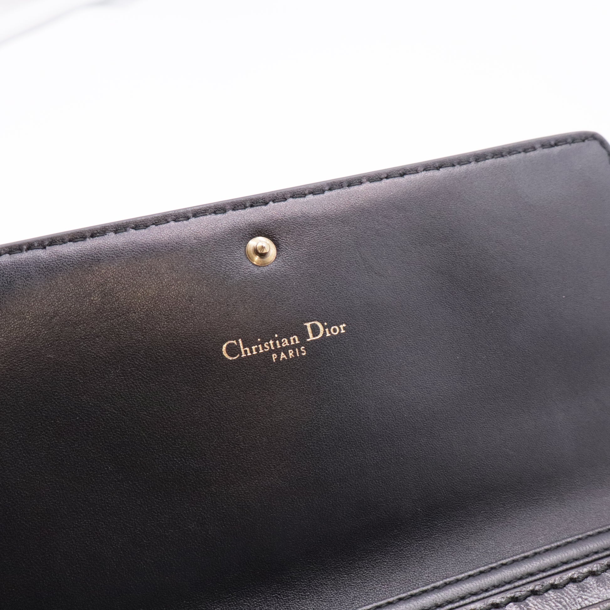 J'Adior Wallet on Chain Leather